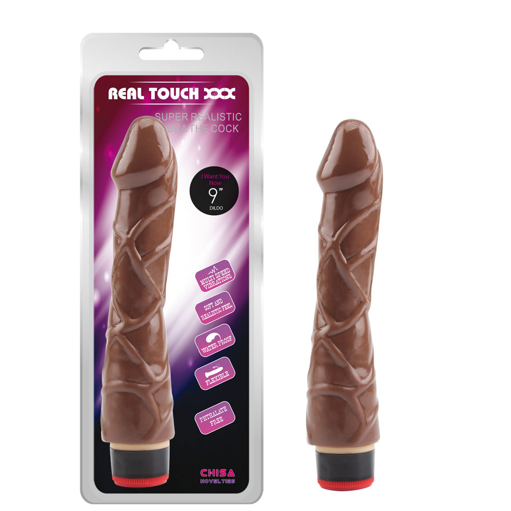 9â € Vibe Cock - Brown