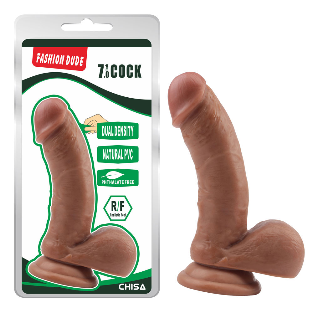 Fashion Dude-7.0 بوصة Cock-Latin