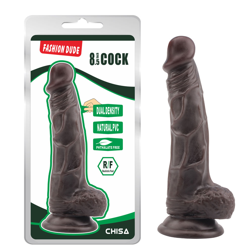 Fashion Dude- 8.5 بوصة Cock-Brown